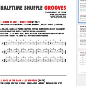 Half Time Shuffle Grooves (PDF-File)